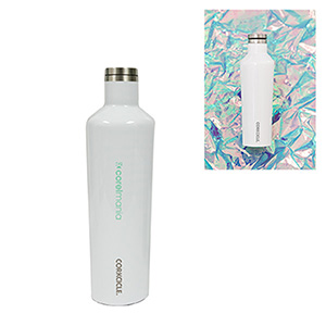 CK2025-C-CORKCICLE CLASSIC 25 OZ. CANTEEN-Gloss White (Clearance Minimum 10 Units)